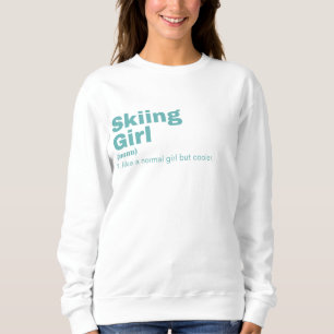 Camiseta Ng Girl - Skiing