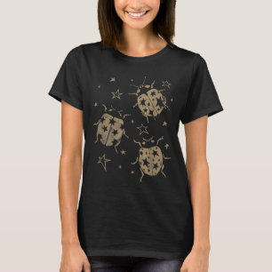 Camiseta Nge 2000s Ladybug Alt 90s Vintage Estrelas Pontos 