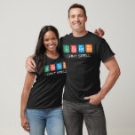 Camiseta NGENEER I Not Can Spell Science<br><div class="desc">O lugar perfeito para o engenheiro engraçado da família! Apresenta elementos de mesa periódica personalizados legal e texto em negrito. Aproveite!</div>