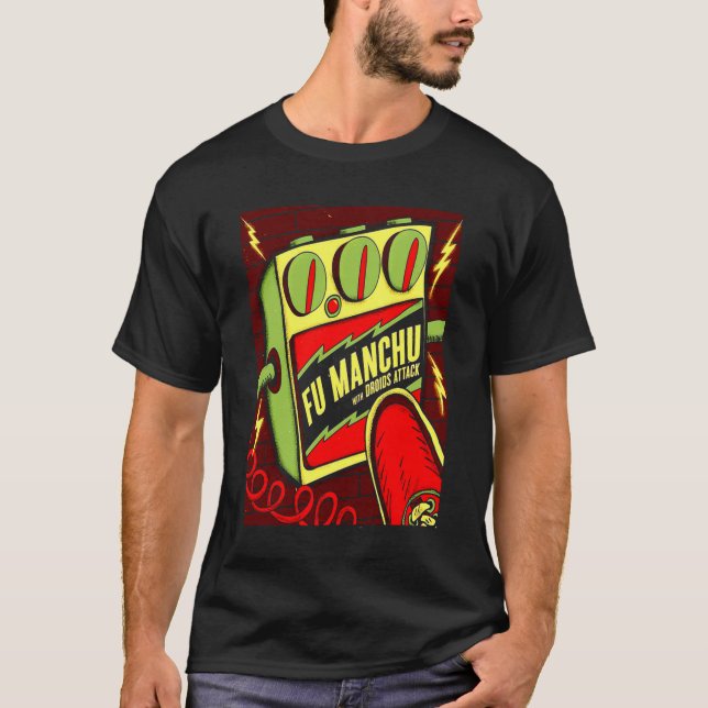 Camiseta NGotakx fu manchu Melhor blusa de venda 2545png254 (Frente)
