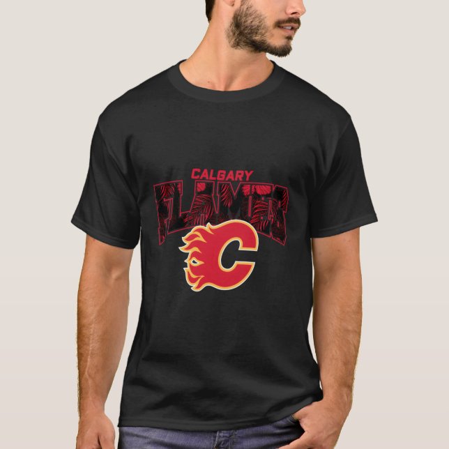 Camiseta Nhl Surf Calgary Flames Palm Beach (Frente)