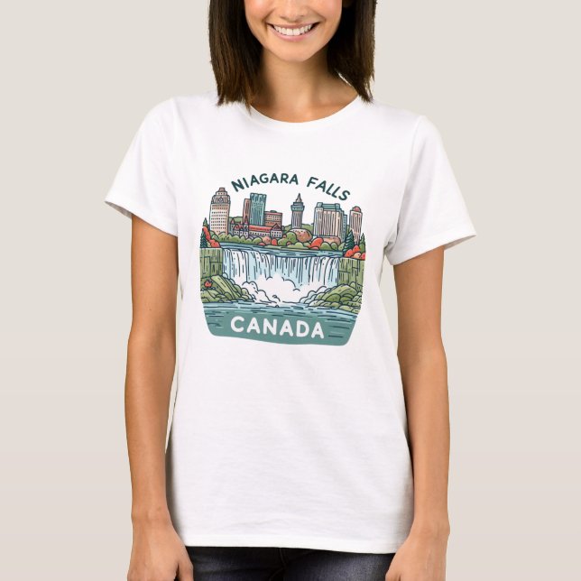 Camiseta Niagara Falls Canadá (Frente)