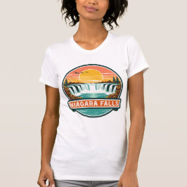 Camiseta niagara falls canada retro design