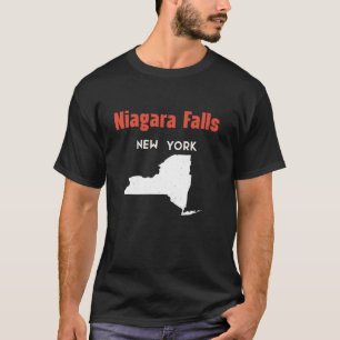 Camiseta Niagara Falls New York State America Viagem Ne