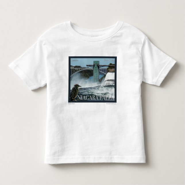 Camiseta Niagara Falls Poster (Frente)