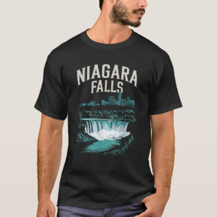 Camiseta Niagara Falls Souvenirs Férias Summer Férias Nia