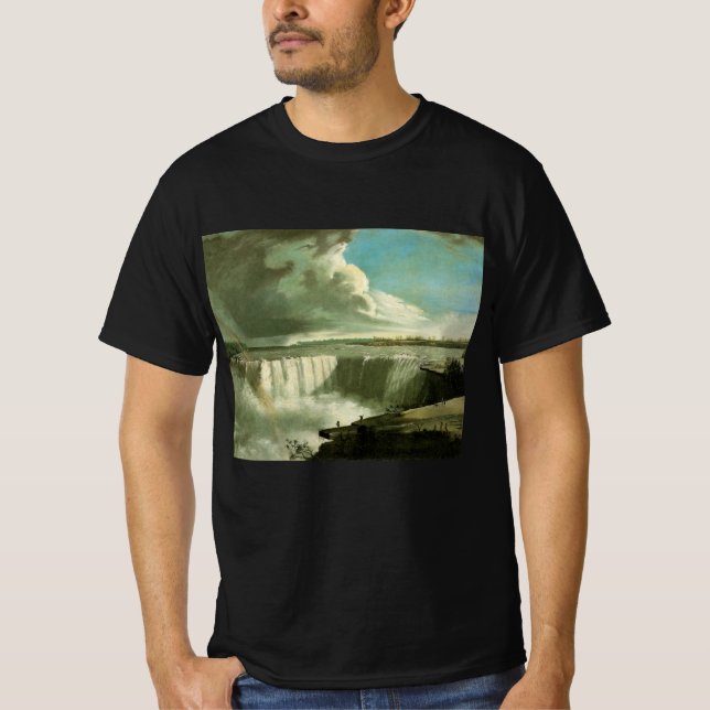 Camiseta Niagara Falls vista de Table Rock por John Vanderl (Frente)