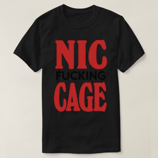 Camiseta Nic Cage (Frente do Design)