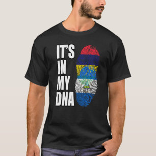 Camiseta Nicarágua E Maurícia Mix Dna Heritage
