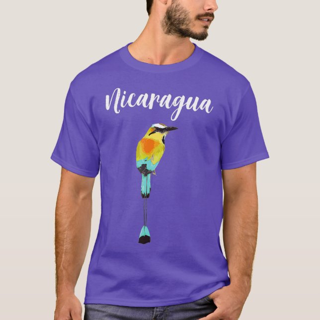Camiseta Nicarágua Guardabarranco Nicarágua Bird Nica (Frente)