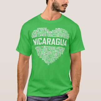 Camiseta Nicarágua Heart