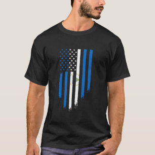 Camiseta Nicarágua Raízes Americanas Bandeira Nicarágua