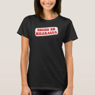 Camiseta Nicarágua Sinalizador Nicarágua Roota Mestizos His