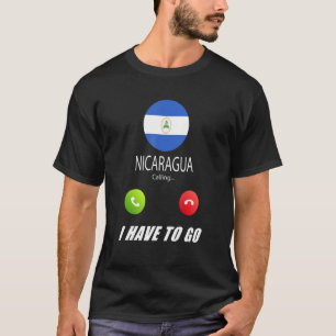 Camiseta Nicarágua Sinalizador Souvenir Nicarágua Está Liga