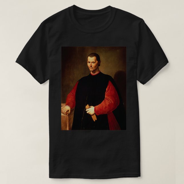 Camiseta Niccolo Machiavelli (Frente do Design)