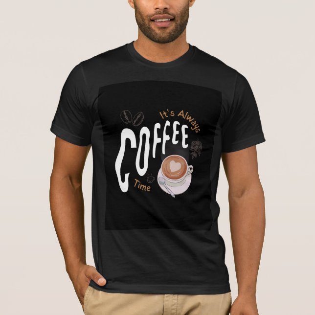 Camiseta Nice coffee cup design  (Frente)