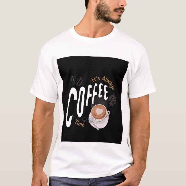 Camiseta nice coffee cup design (Frente)