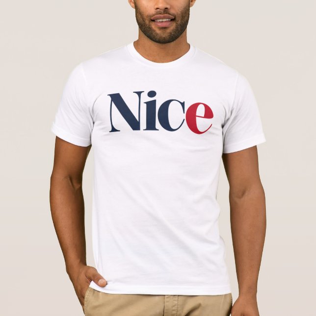 Camiseta Nice, Cote d'Azur, Riviera Francesa, França (Frente)