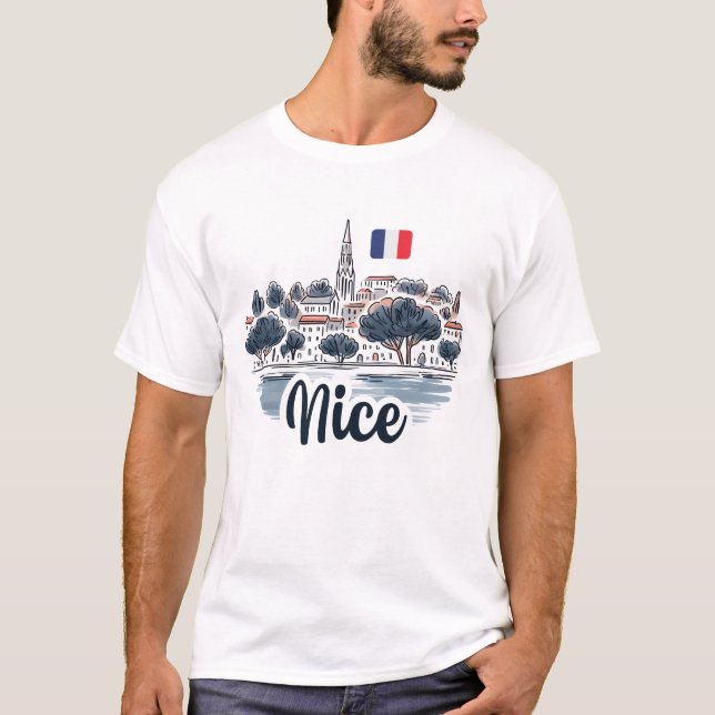 Camiseta Nice França (Frente)