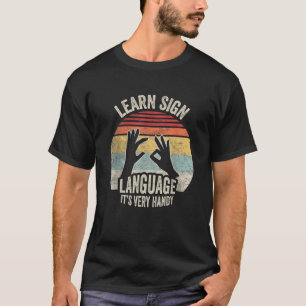 Camiseta NICE N LEGAL Retro Vintage Aprender Linguagem de S