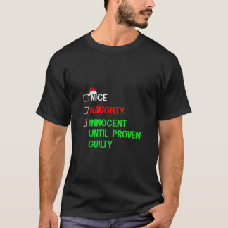 Camiseta Nice Naughty Inocente Até Prova Em Contrá