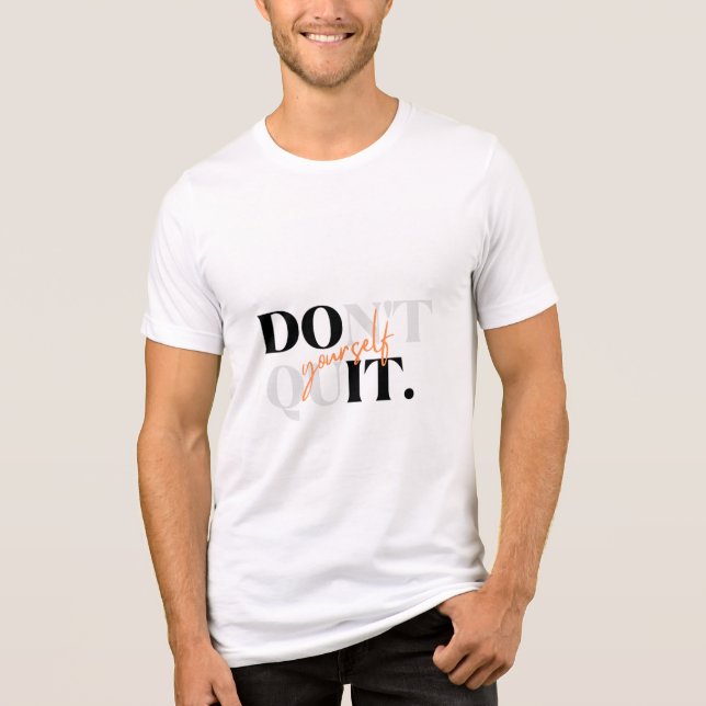 Camiseta Nice Quit Design  (Frente)