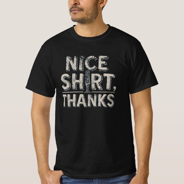 Camiseta Nice Shirt thanks (Frente)