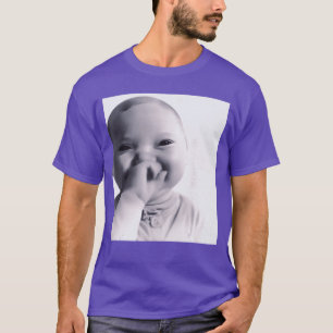 Camiseta Nicho Engraçado Bebê geração z Meme ai Viral Garga
