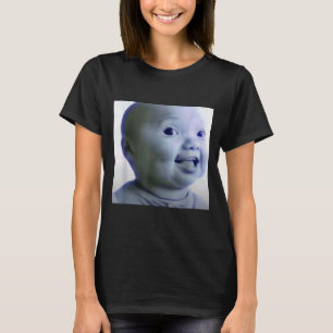 Camiseta Nicho Engraçado Bebê Geração Z Meme Ai Viral Rindo