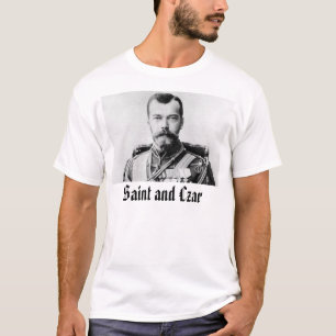 Camiseta Nicholas II, santo e czar