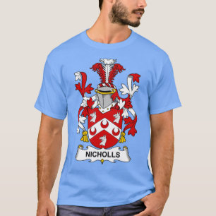 Camiseta Nicholls Casaco da Guarda Familiar de Armas
