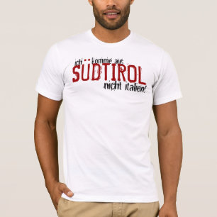 Camiseta Nicht Italien de Südtirol do aus do komme de Ich!