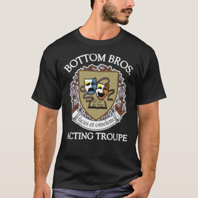 Camiseta Nick and Nigel Bottom Something Rotten Acting Trou (Frente)