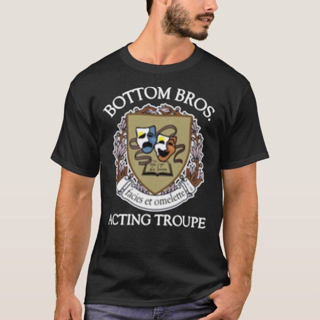 Camiseta Nick and Nigel Bottom Something Rotten Acting Trou (Frente)