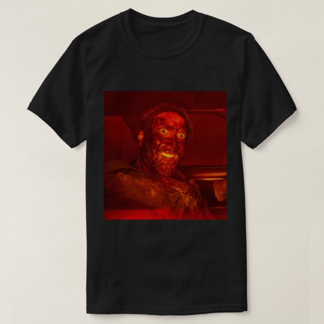 Camiseta Nick Cage Mandy (Frente do Design)