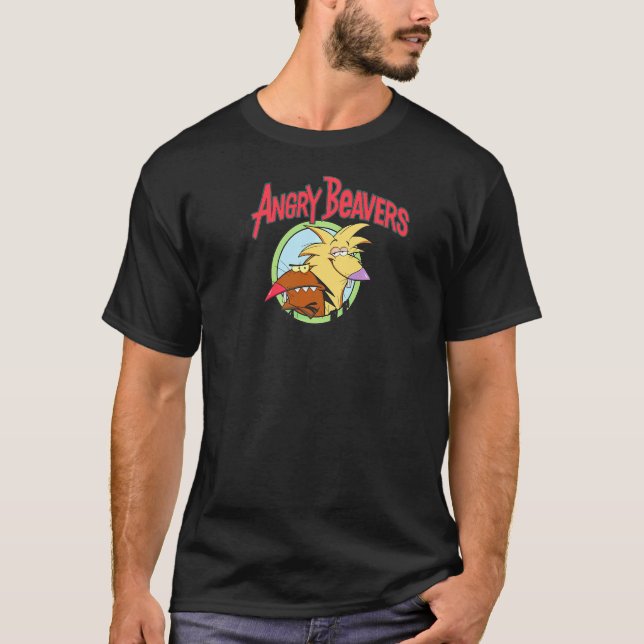 Camiseta Nick Rewind Angry Beavers Norbert E Daggett (Frente)