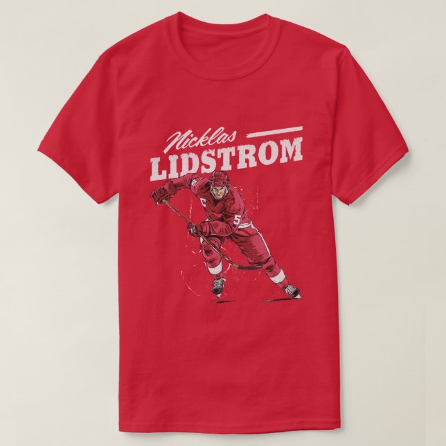 Camiseta Nicklas Lidstrom Retro (Frente do Design)