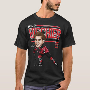 Camiseta Nico Hischier New Jersey toon 1