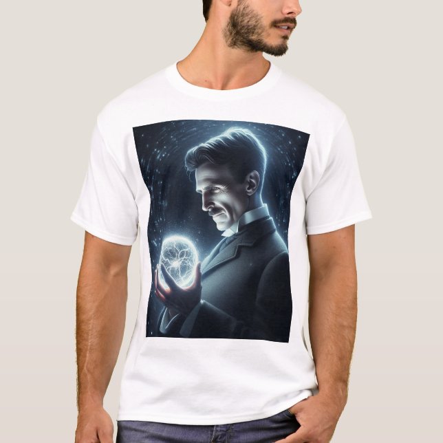 Camiseta Nicola Tesla  (Frente)