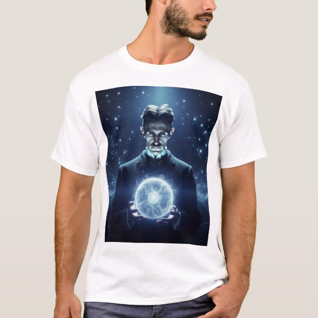 Camiseta Nicola Tesla  (Frente)