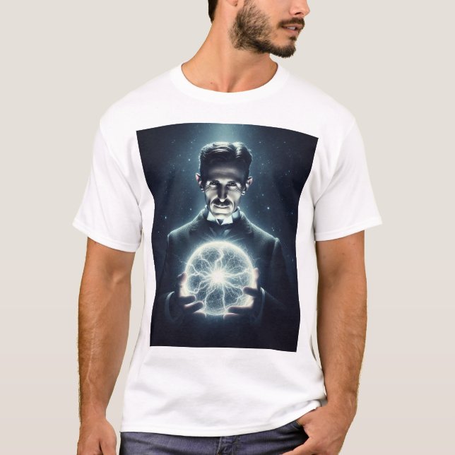 Camiseta Nicola Tesla  (Frente)