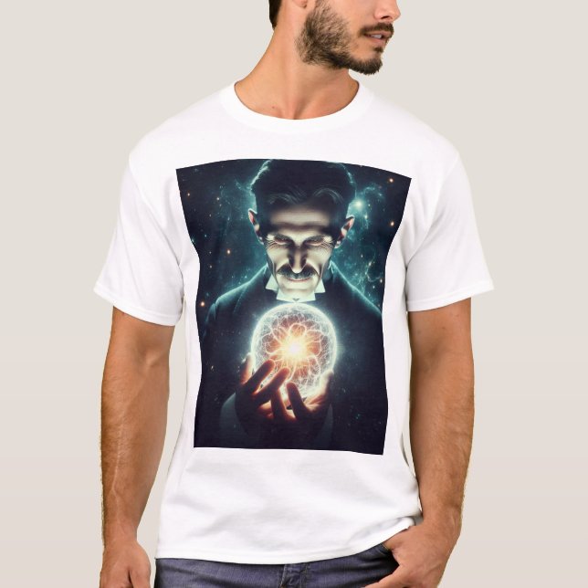 Camiseta Nicola Tesla  (Frente)
