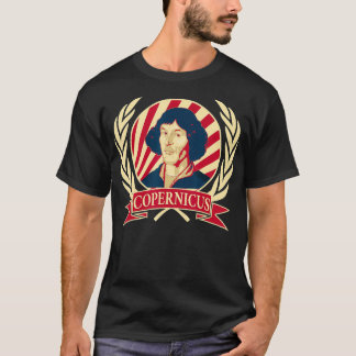 Camiseta Nicolaus Copernicus Famoso Astrônomo Estilo Retroa