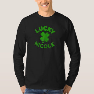 Camiseta Nicole Irish Family Rua Patrick S Day Lucky Nico