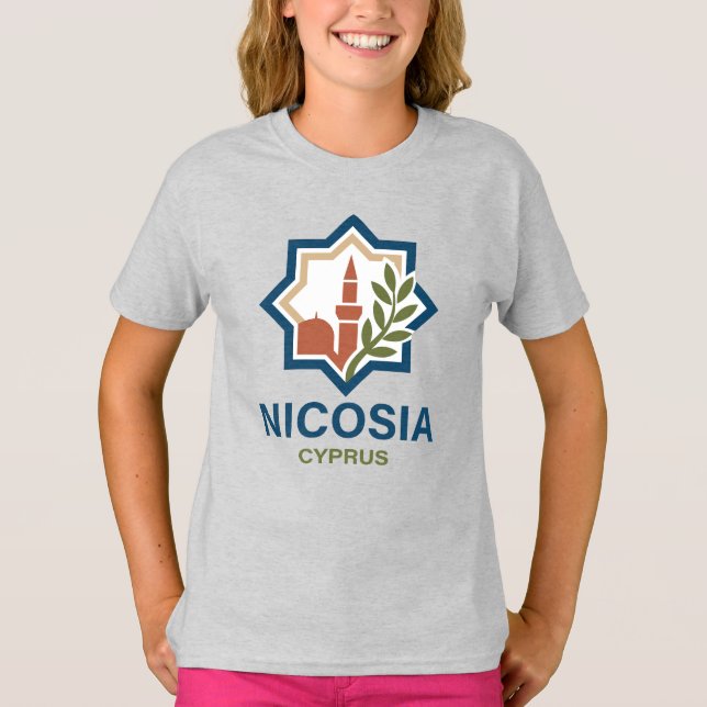 Camiseta Nicosia Chipre Mediterrâneo (Frente)