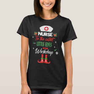 Camiseta Nicu Enfermeira Ao Elf De Chrismas Mais Cutado