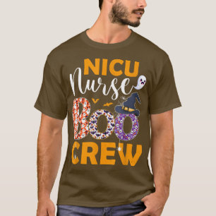 Camiseta NICU Enfermeira Boo Crew Spooky Boo Ghost Hallowee
