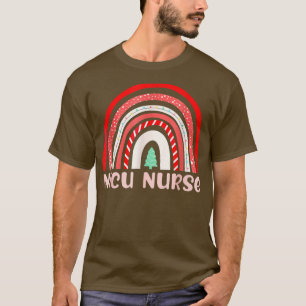 Camiseta NICU Enfermeira NeonatalTiny Crew Feriado de Natal