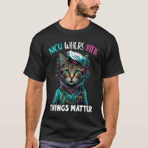 Camiseta Nicu Onde Coisas Pequenas Importam Enfermeira Cute