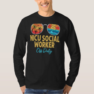 Camiseta Nicu Social Worker Off Duty Happy No Dia Passado D